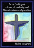 For the Lord is good Psalms 100:5 magnet - Heartful Art by Raphaella Vaisseau